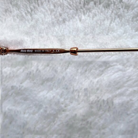 Authentic MIU MIU Occhiali Frames Orchidea Opaque Lenses SUNGLASSES + Bag & Case - Picture 8 of 10